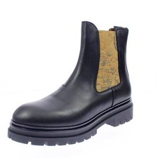 Alviero Martini Chelses Boots In Pelle Nero - Donna Scarpe Stivaletti Classici
