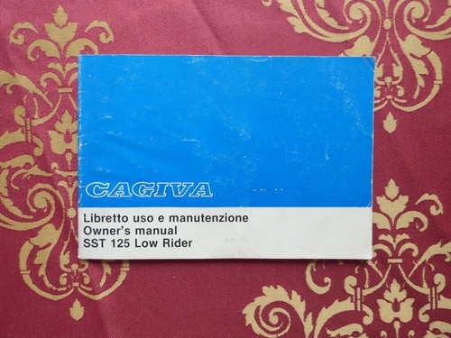Cagiva libretto uso - , e