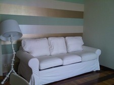 Divanoletto matrimoniale EKTORP bianco -3 posti  solo ritiro Milano via Washinto