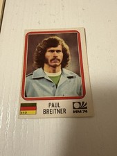 PANINI WM MUNCHEN 74 DEUTSCHLAND BRD BREITNER VERY RARE STICKER N.88