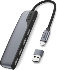 USB C Hub, 4 Ports Typ C Auf