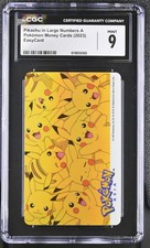 PIKACHU POKEMON MONEY CARDS