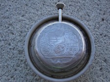 OROLOGIO INCASSO CASSA TRENO FERROVIA PORTATILE TASCA GRANDE 63 VINTAGE ANTICO