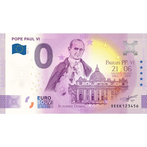 Zero euro souvenir - €,