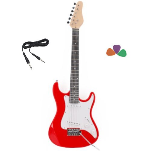 Chitarra elettrica rossa - chitarra,