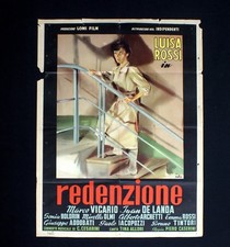 REDENZIONE manifesto poster Luisa Rossi Marco Vicario Scale Ringhiera Ombra C48