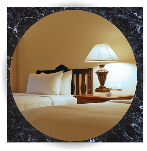 Acrylic mirror 3mm circle - mirror,
