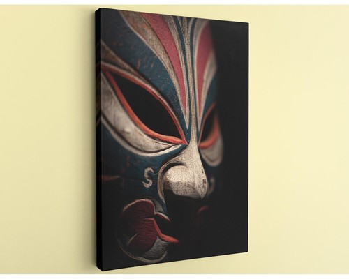 Maschera legno stampa - maschera, in