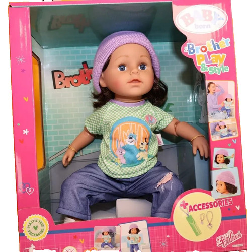 Fratello nato bambino gioco - , e