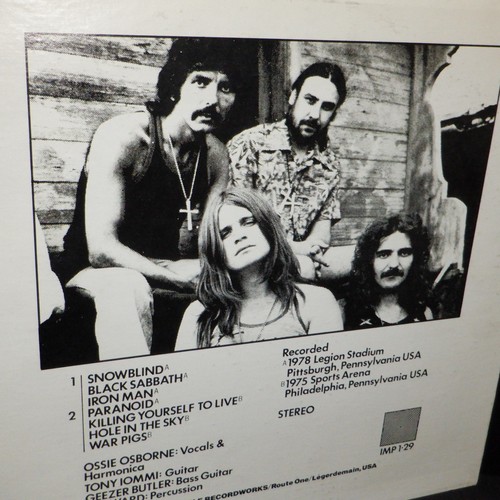 Black sabbath vinyl - sabbath,
