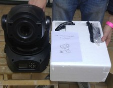 2x TESTA MOBILE SPOT LED 90W Watt RGBW 4in1 BEAM DJ LUCE DISCO NERE