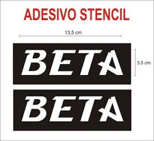 Adesivi Stencil BETA Betamotor