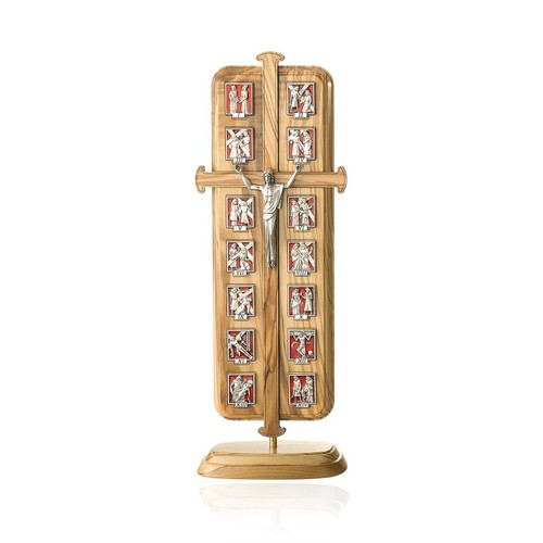 Via crucis legno - crucis, d'ulivo