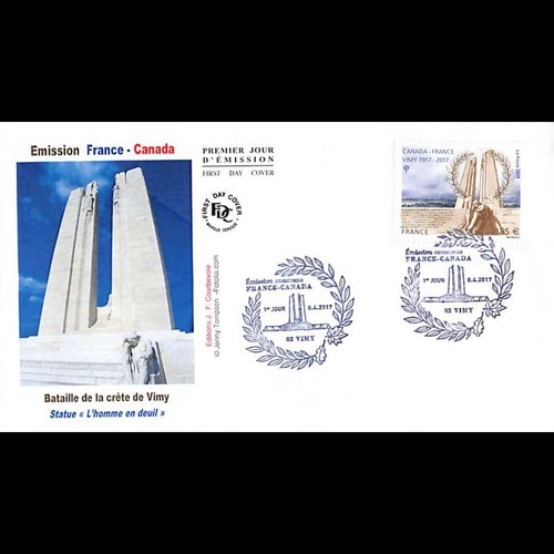 Fdc france canada - fdc,