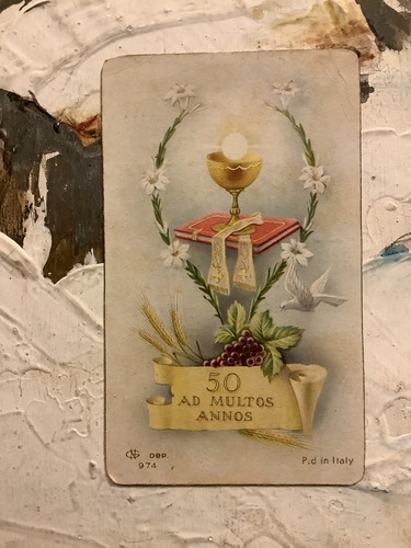 Santino sacro calice ricordo - calice,