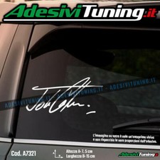 Adesivo Firma John Cooper (tipo 2) - Sticker Decal
