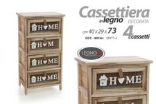 MOBILE CASSETTIERA 4 CASSETTI