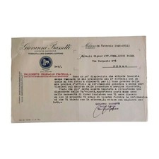 1940 Giovanni Bassetti Tessuti Lino Canapa Cotone Milano Lettera C02103