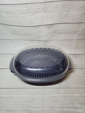 Whirlpool Fornello a Vaporiera per Microonde 3 Pezzi - 3 Qt. - Blu Navy - 9" x 13"