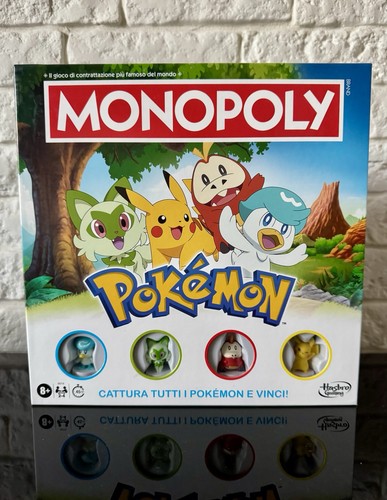 Hasbro monopoli pokémon gioco - monopoli,