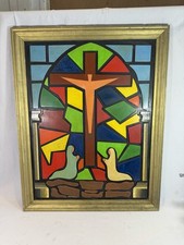 Quadro Crocifissione In Legno