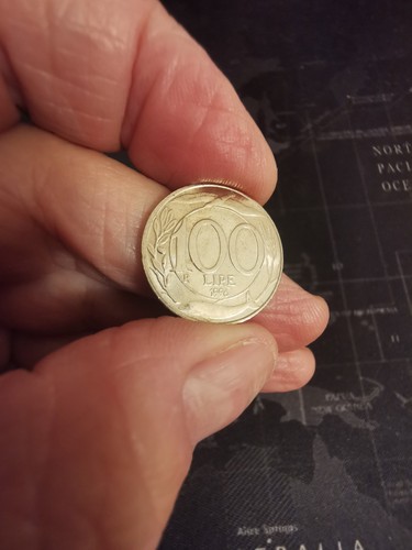 Moneta 100 lire 1996 - moneta,