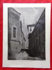 Stampa del 1925 Le acqueforti