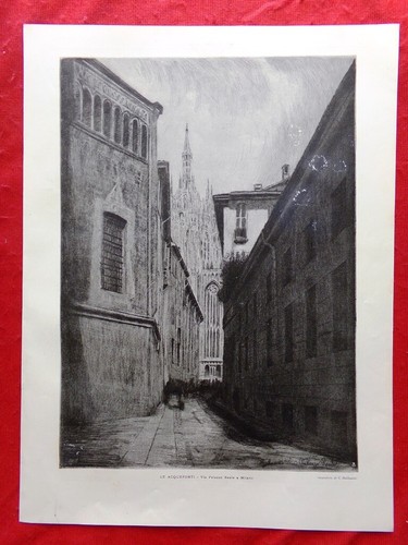 Stampa del 1925 acqueforti - le,