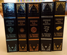 IL TRONO DI SPADE DELUXE 1-5 COMPLETA PELLE DI DRAGO MONDADORI