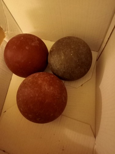 Tre bocce epoca - tre, d'epoca