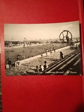 CARTOLINA OSTIA -  STABILIMENTO KURSAAL - LA PISCINA -  VIAGGIATA 1960