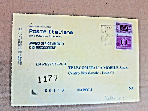 1996 pacchi postali misto - pacchi, ed