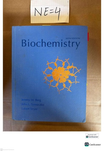Biochemistry 6th jeremy m - biochemistry,