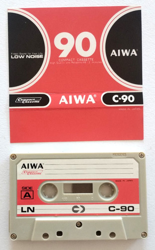 Aiwa c90 musicassetta - aiwa, c-90
