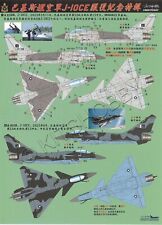 Decalcomania penny anteriore 1/72 serie Chengdu J-10 in Pakistan decalcomanie aeronautica