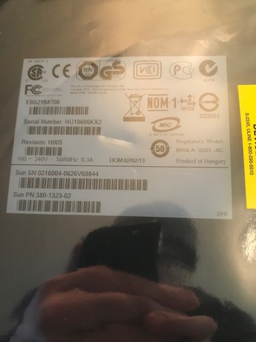 Sun dat72 scsi unità - scsi, esterna