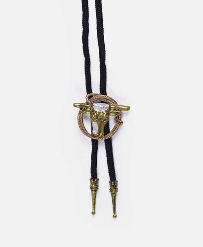 Cravatta bolo nera oro - cravatta, e