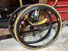 Set ruote freno cerchio tubeless carbonio Roval CLX 32/40 Rapide CeramicSpeed 700c