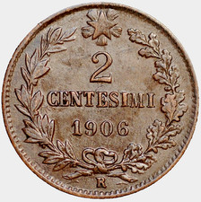 1906 2 Centesimi Italy