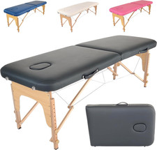 ® LETTINO DA MASSAGGIO BASIC 2 ZONE in LEGNO PORTATILE PESA SOLO 11,6 KG RICHIUD