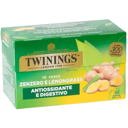 Twinings verde zenzero bustine - twinings,