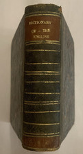 Antico dizionario inglese Stephen Jones Dictionary - London 1802