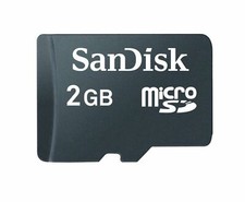 lotto 3Memorie MICRO SD Sandisk 2GB Trans Flash TF x lettori MP3 cellulari 3x x3