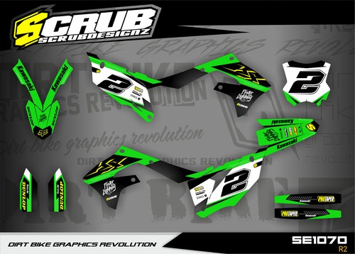 Kit grafica kawasaki kx450 - kawasaki,