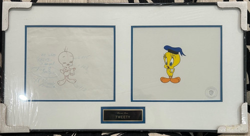 Tweety bird pencil drawing - tweety,