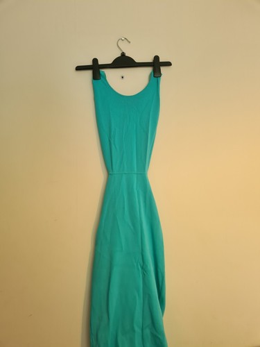 Abito smanicato zara turchese - zara,