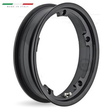 CERCHIO IN LEGA RIBASSATO TUBELESS NERO PER VESPA 50 SPECIAL (V5B3T)