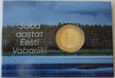 Estonia euro 2018 100 anni - estonia, 2