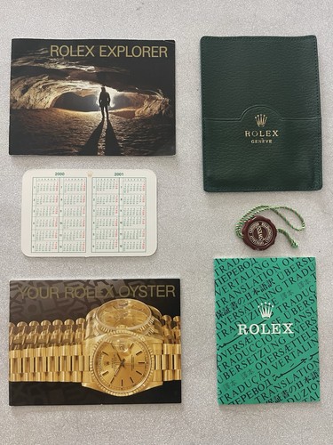 Rolex explorer booklet - booklet, set