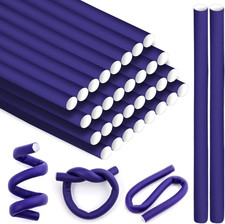 30 Pezzi Bigodino Lungo per Boccoli, Flessibili Bigodini Schiuma Twist Arricciac